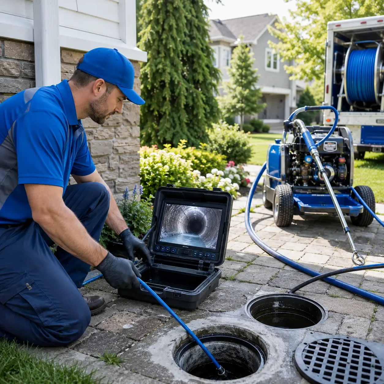 Outdoor drain cleaning professionals serving Gwynedd Valley, PA